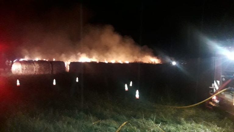 incendio de rollos