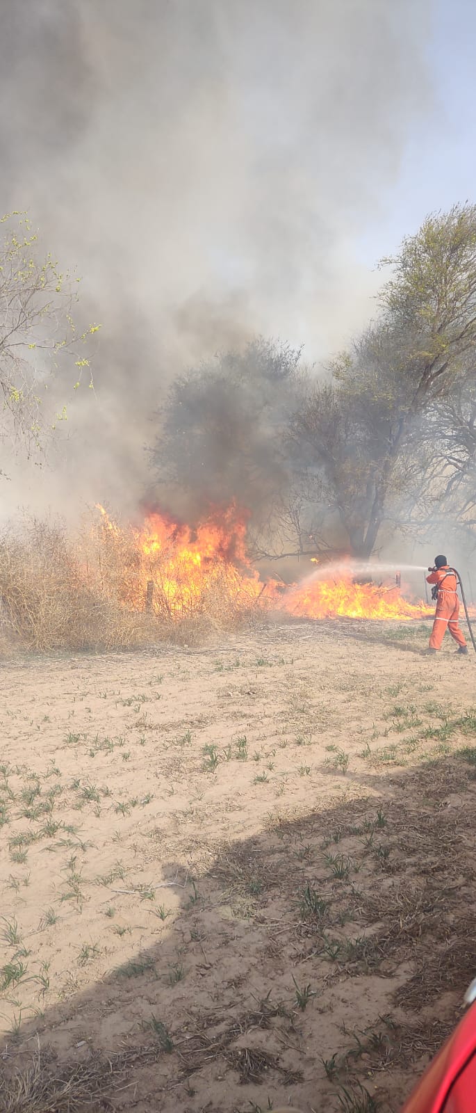 Zona rural incendio
