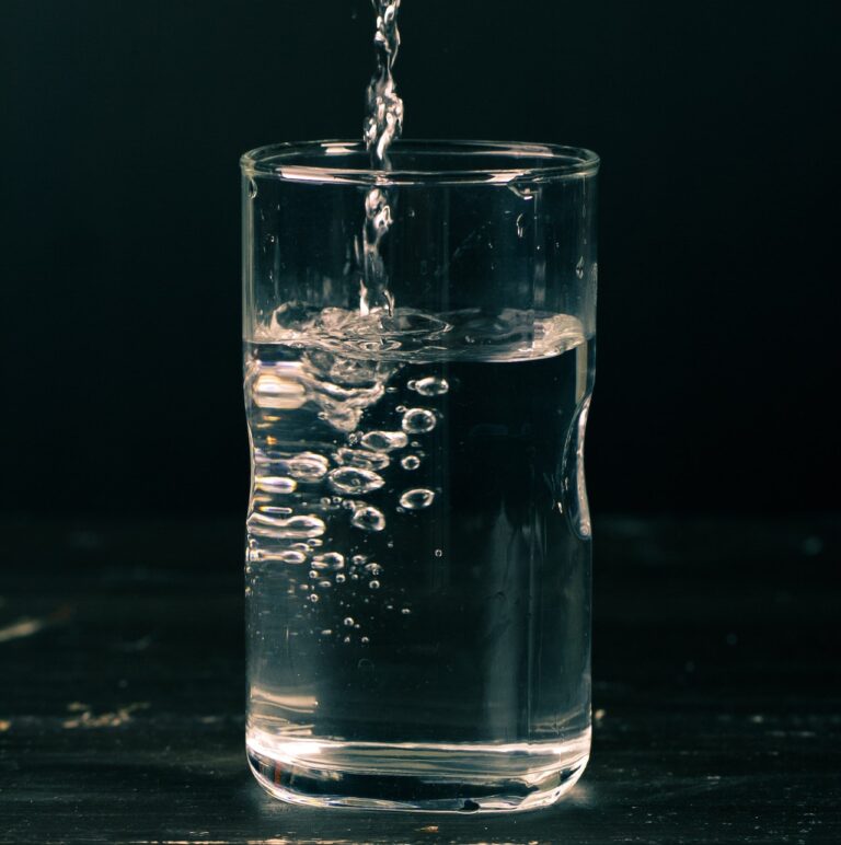 agua vaso