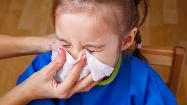 niño resfrio gripe