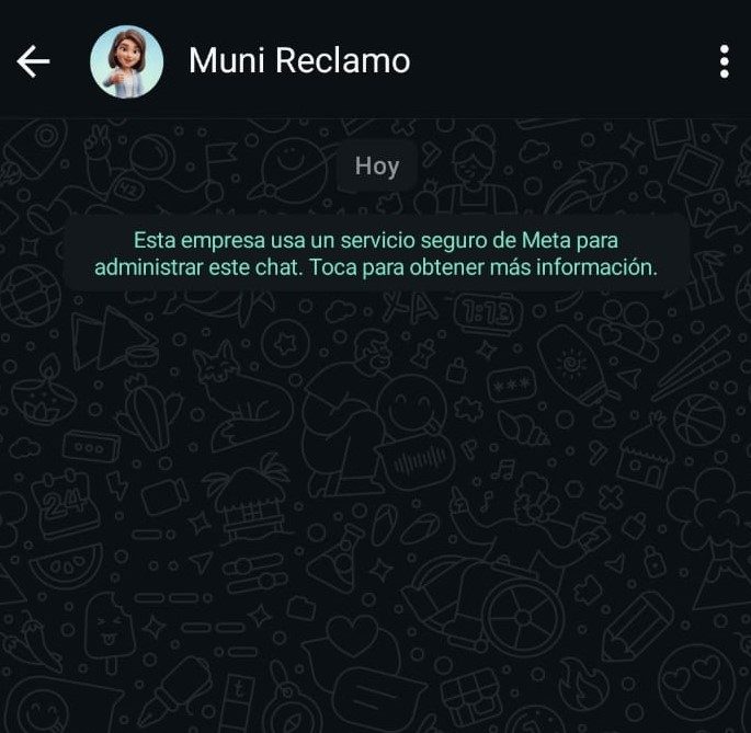 WhatsApp reclamos muni