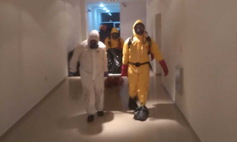 bomberos cuerpo descomposición rescate